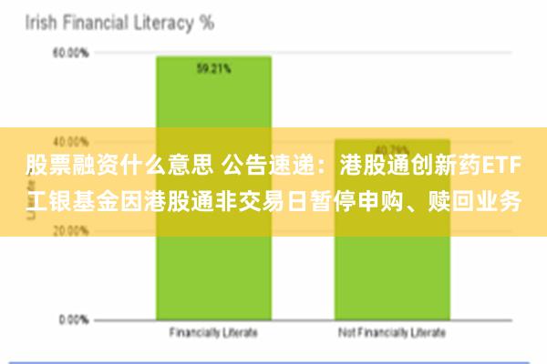 股票融资什么意思 公告速递：港股通创新药ETF工银基金因港股通非交易日暂停申购、赎回业务