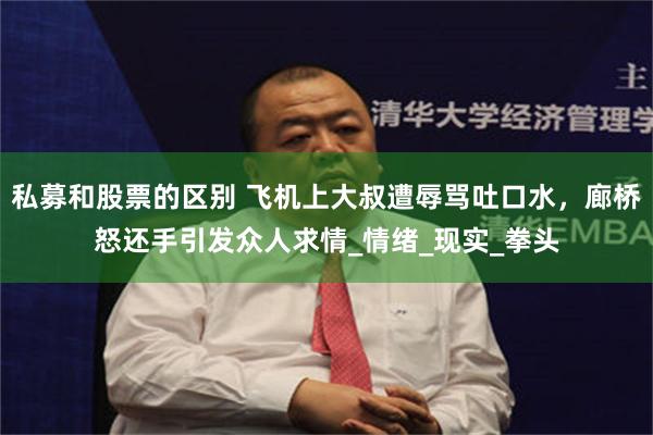 私募和股票的区别 飞机上大叔遭辱骂吐口水，廊桥怒还手引发众人求情_情绪_现实_拳头